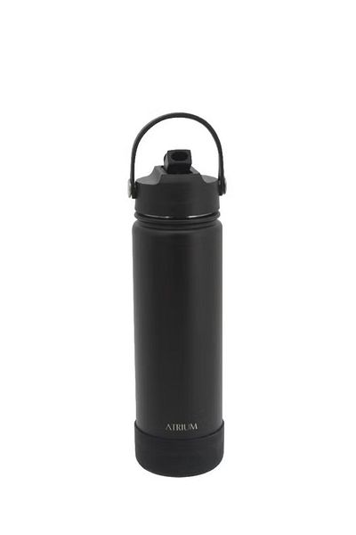 Atrium 650ml Double Wall Vacuum Tumbler with 3 Interchangeable Caps for Hot & Cold Drinks