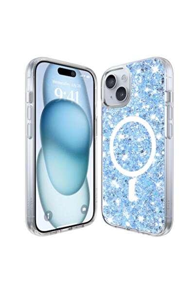 Fils Carcasă de înaltă protecție pentru iPhone 15, MagSafe cu sclipici, A30, ...