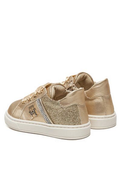 Tommy Hilfiger Girls Sneakers T1A9-33932-0829514 Gold