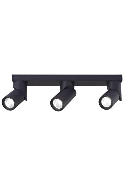 MasterLED Spot 2944-LVT, reglabil, 3xGU10, negru mat, IP20,