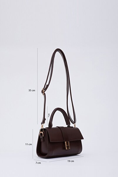 KISCHE Faux Leather Snap Fastener Adjustable Strap Women's Hand, Arm and Shoulder Bag Ksch-502