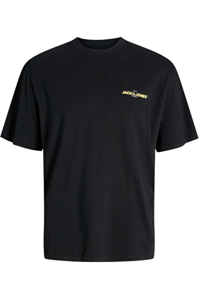 Jack & Jones Tricou JACK & JONES Bradley Γραφικό O-Neck - 12268268-Μαύρο