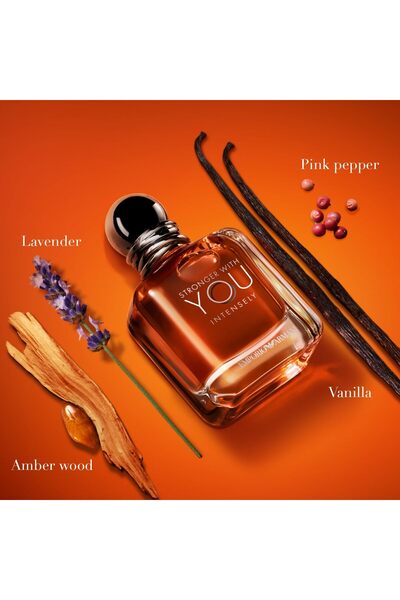 Giorgio Armani Stronger With You Intensely Eau de Parfum, Gift Set-Eau de Parfum 50ml+Eau de Parfum Travel 15ml