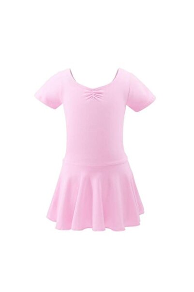 Mixbo Costum pentru dans/gimnastica Mixbo, body cu fustita si capse, maneca s...