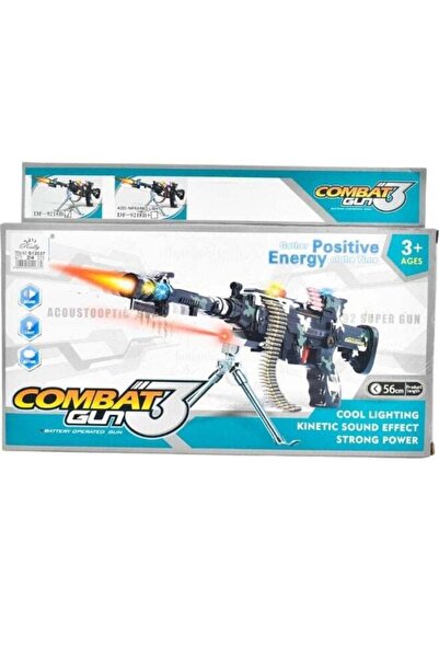 Generic Combat 3 Gun With Lights and Sound For Kids