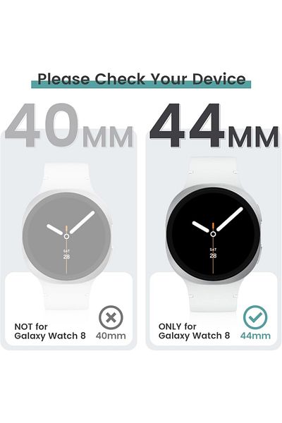 UnDePlus Samsung Galaxy Watch 8 44mm Full Screen Nano Watch Protector