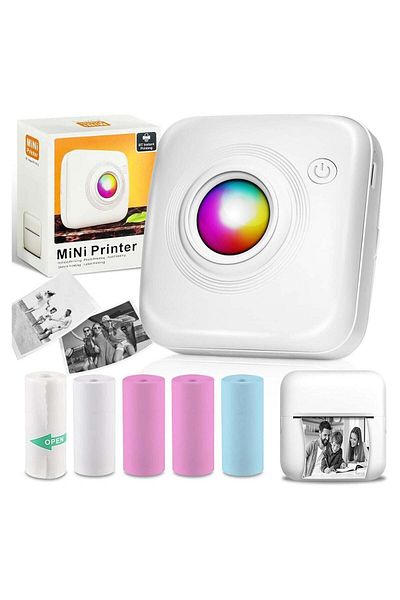 Generic Bluetooth Instant Inkless Mini Portable Pocket Thermal Printer