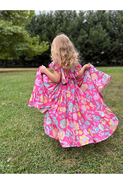 Alvadonna Laren Girl's Ruffle Dress