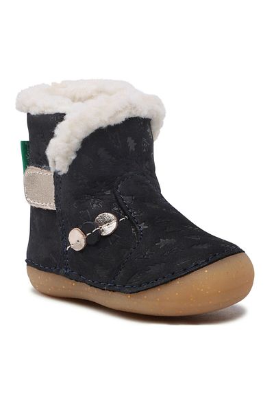 Kickers Girls Boots KI-909740-10-10 Navy Blue