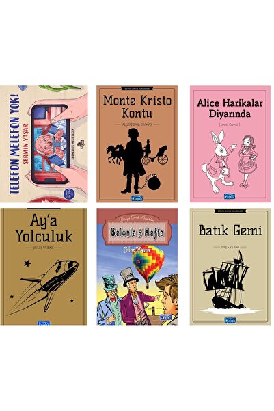 Parıltı Yayınları Telefon Melefon Yok Şermin Yaşar Ortaokul 6 kitap Okuma Seti