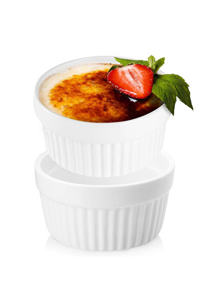 shumee Boluri de copt ceramice albe 9,5 cm, 170 ml 2 buc.