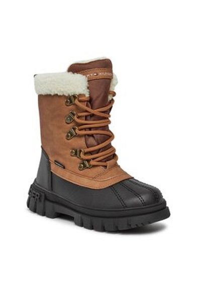 Tommy Hilfiger Boy's Ankle Boots T3B5-33161-0814582 Brown