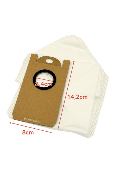 Parmis Viomi compatibil S9, S9 UV sac de praf pentru aspirator robot 10 buc.