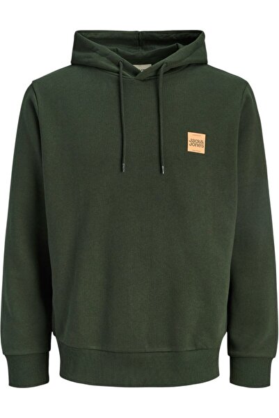 Jack & Jones Hanorac JACK & JONES Μπλούζα με κουκούλα Brandy - 12279261-Τσάντα Duffel