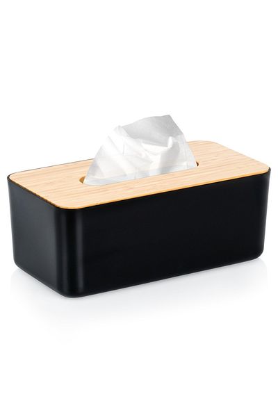shumee Black tissue box 24x13x9.5 cm