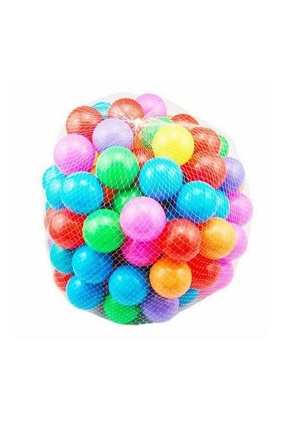 Generic 50-Piece Soft Plastic Ocean Balls Set Multicolor 6x6x6cm