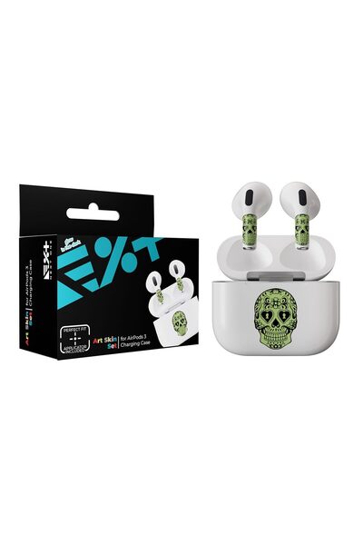 NOA Stickere Art Skin pentru Aipods 3 |Glowing Skull
