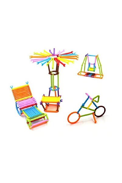 Generic 372 قطعة من مكعبات بناء لعبة ألغاز ذكية للتعليم المبكر