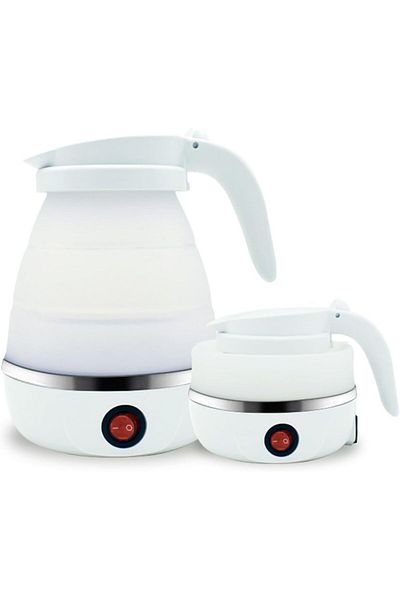 Denx OYDAS Foldable Electric Travel Kettle, Portable and Convenient Silicone Collapsible Water Boiler and