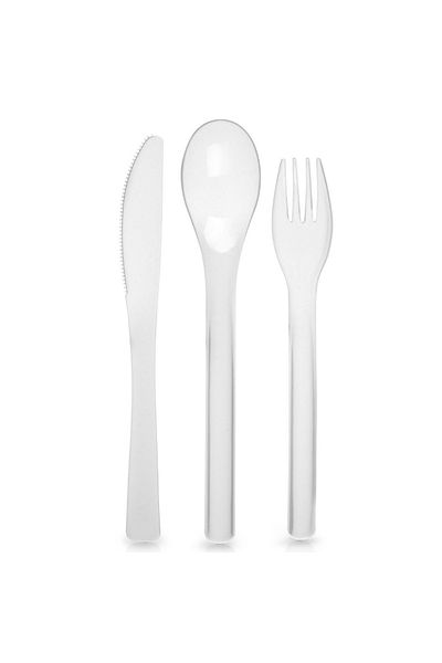 shumee Plastic cutlery set, 4 pieces.