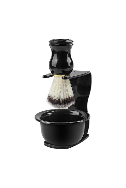 choice2 مجموعة حلاقة احترافية مكونة من 1/2/3 قطع، تتضمن فرشاة حلاقة، طقم حلاقة 3 في 1، وعاء حلاقة، وحامل أدوات حلاقة.