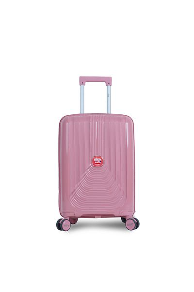 Mnuk Viajero Stra Carry On Luggage with Anti-Theft Zipper, TSA Lock, PP Material| Cabin Size 20- Gold