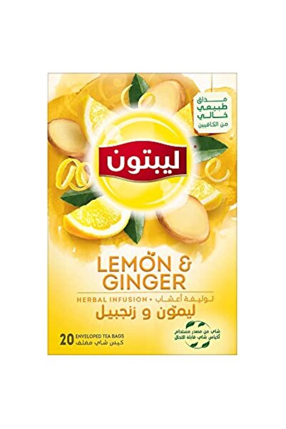 Lipton Herbal Infusions Lemon Ginger, 20 Teabags