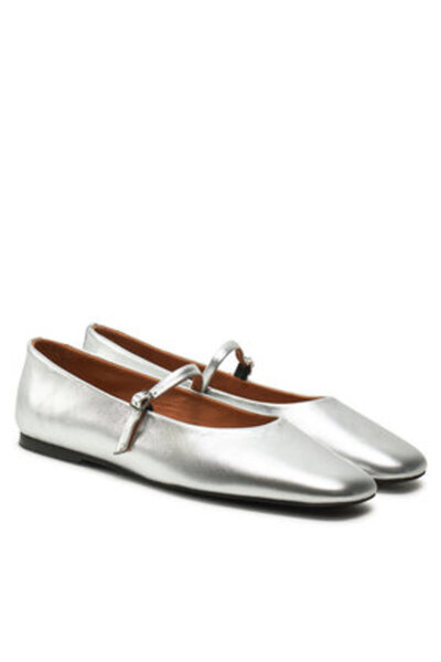 Calvin Klein Balerini pentru femei HW0HW02269 Argintii