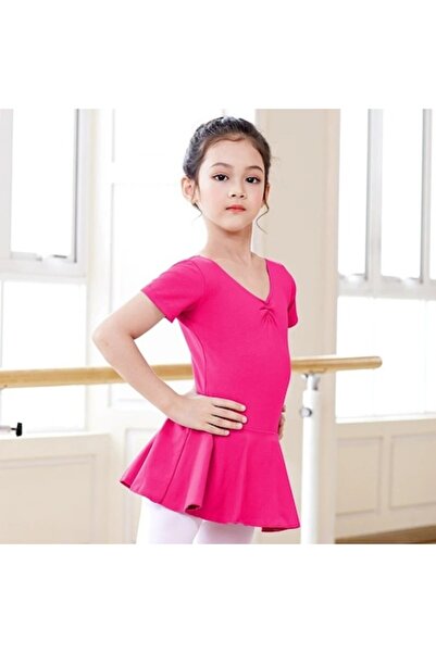 Mixbo Costum pentru dans/gimnastică Mixbo, body cu fustiţă şi capse, mânecă s...