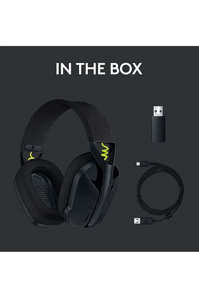 logitech G435 Lightspeed Wireless Gaming Headset – Black