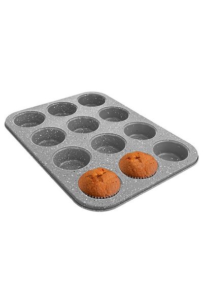 shumee LARGE granite muffin pan