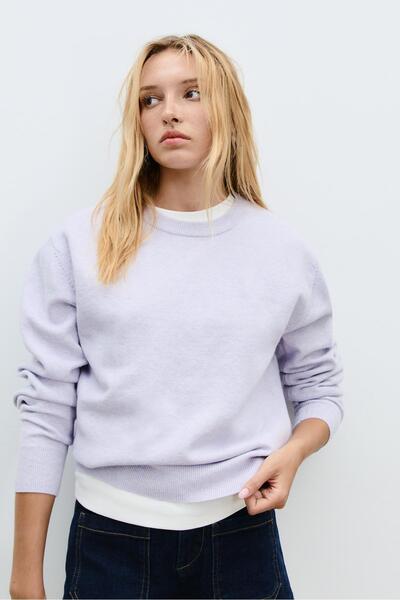 Stradivarius Yumuşak Dokulu Basic Örgü Süveter