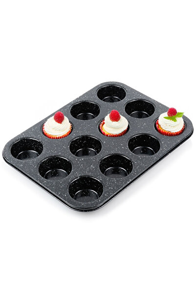 shumee Formă de brioșe din granit 35x26,5 cm