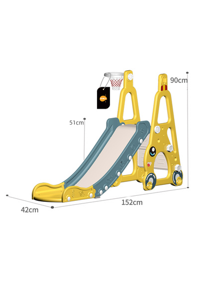 KidLe زحليقة ملاهي داخلية للأطفال، منزل للأطفال، زحليقة أطفال، طفل صغير