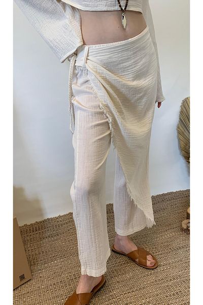 ARİNNASİDE Knitted Detailed Trousers