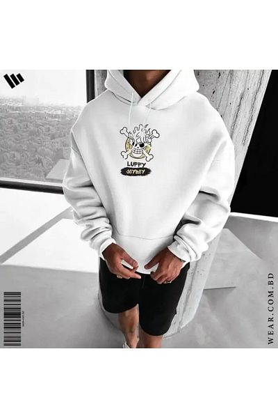 aynewmoda Men's daily Printed Hooded top