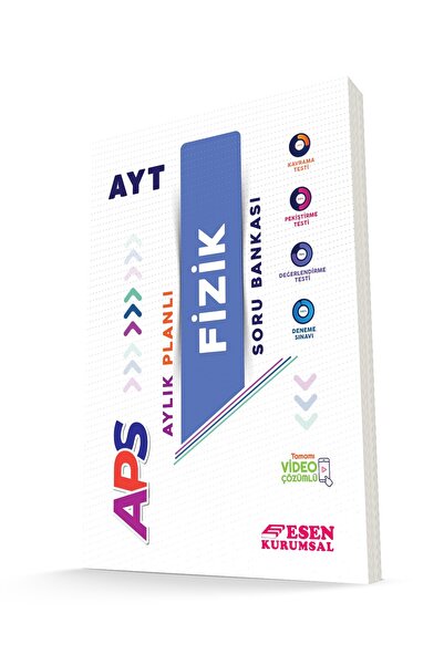 Esen Yayınları Esen 2026 Ayt Fizik Aps Aylık Planlı Soru Bankası