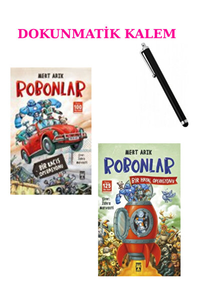 FOM Kitap Robonlar-Robonlar 2 - Bir Hayal Operasyonu 2 KİTAP + DOKUNMATİK KALEM