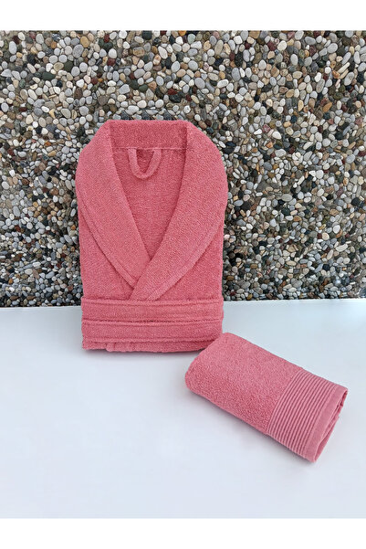 asev tekstil منشفة رداء حمام للنساء/الرجال للجنسين من قطعتين