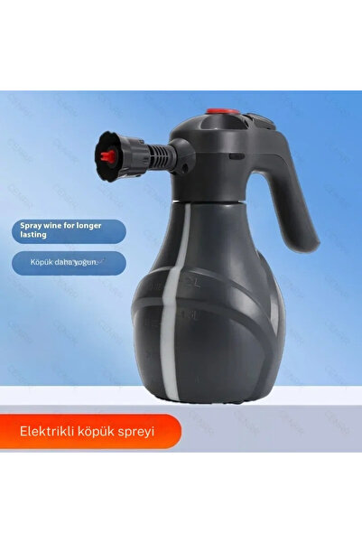 sz master bilişim Elektrikli Köpük Püskürtücü Taşınabilir Şarjlı Araç Yıkama ve Bahçe Temizlik Cihazı Cam Yıkama Aleti