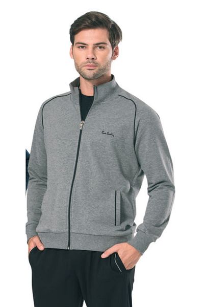 Pierre Cardin 7055 Men's Long Sleeve Stand Collar Tracksuit Set-Grimelange