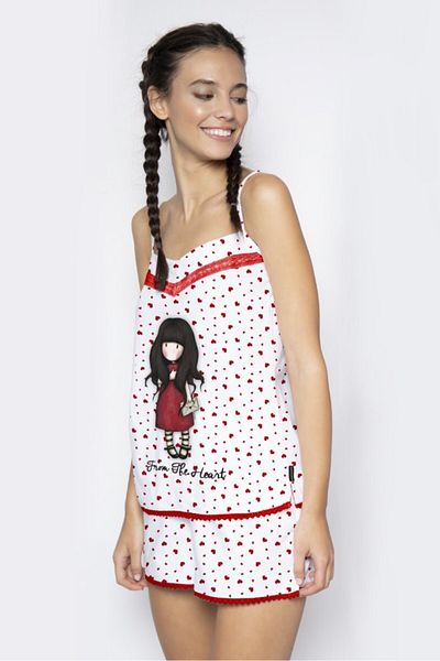Santoro Pijama Gorjuss scurta From the Heart XS