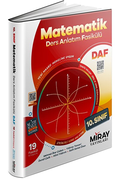 10. Sınıf Matematik Daf Ders Anlatım Fasikülleri 2027