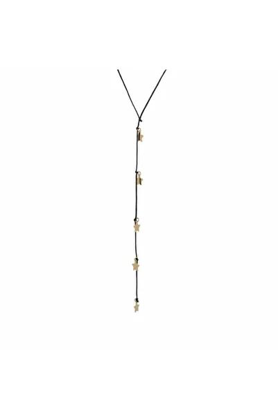 ohmygod jewelry Colier Choker cu Accesorii din Argint Placat cu Aur, Ajustabil – Stardust Choker