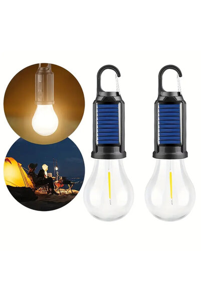 Genel Markalar 1 Adet TYPE Solar-Güneş Enerjili Şarjlı, Kancalı Taşınabilir L...