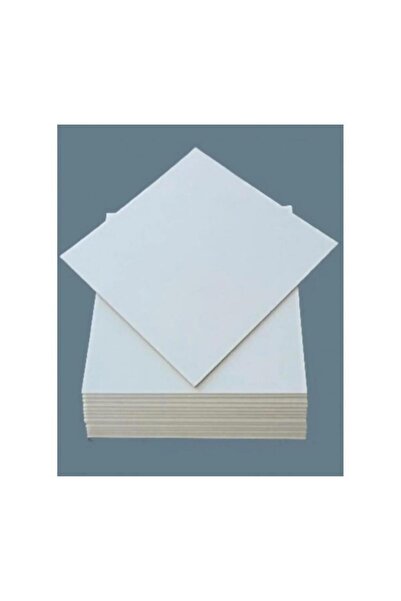 EFE PASTACILIK Beyaz Mendil Pasta Altığı Kare 20 Cm (Kalın) 25 Adet