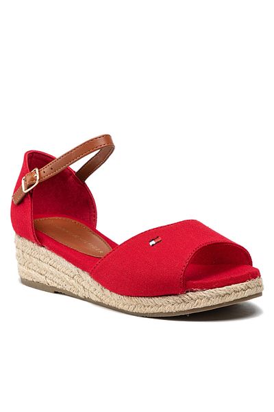Tommy Hilfiger Girls Espadrilles T3A7-32185-0048300 Red