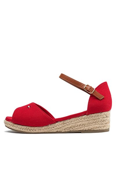 Tommy Hilfiger Girls Espadrilles T3A7-32185-0048300 Red