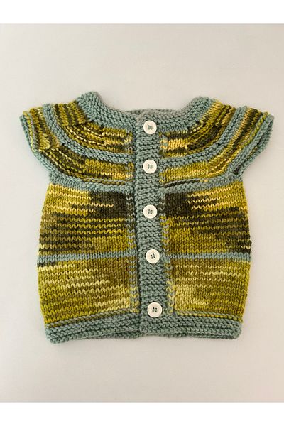 Clothes Box 100% Wool Hand Knitted Baby & Kids Vest