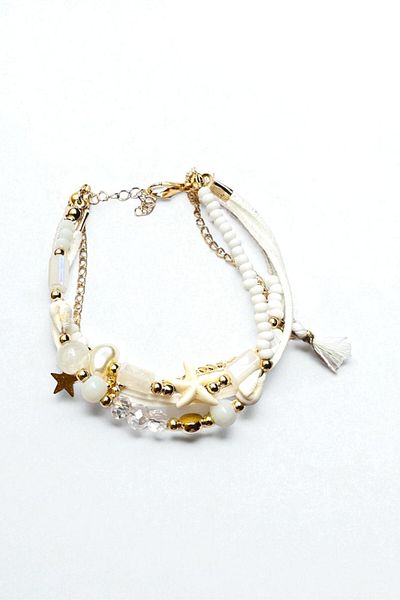 PETEK AKSESUAR ETHNIC BOHEM MULTI BRACELET NATURAL STAR